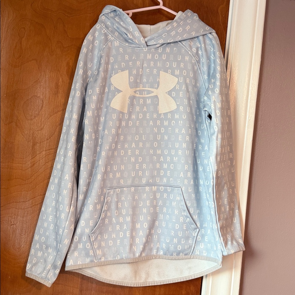 Under Armour Sky Blue Logo Hoodie